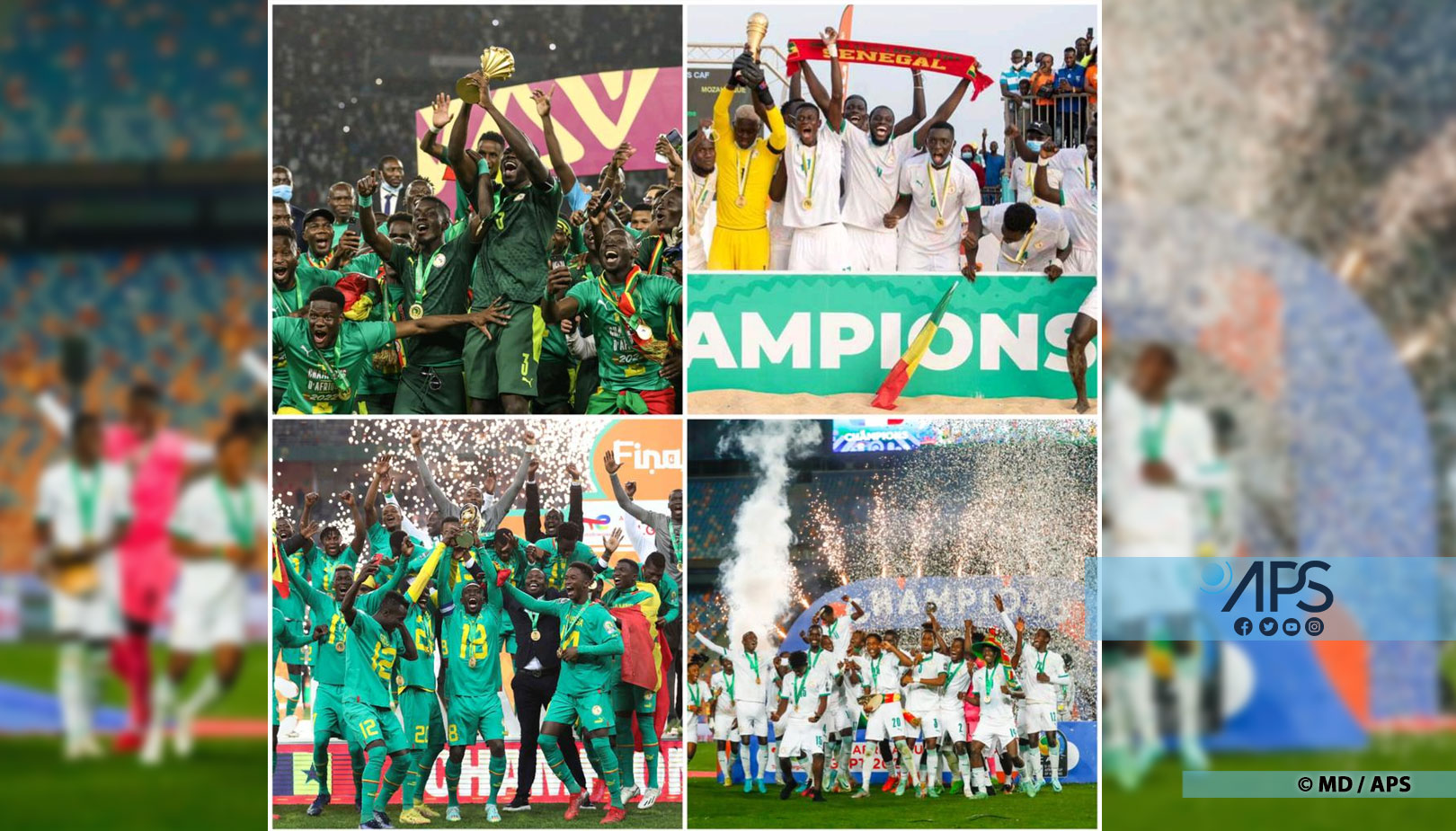 Coupe personnalisée pour l'organisateur de Senegal